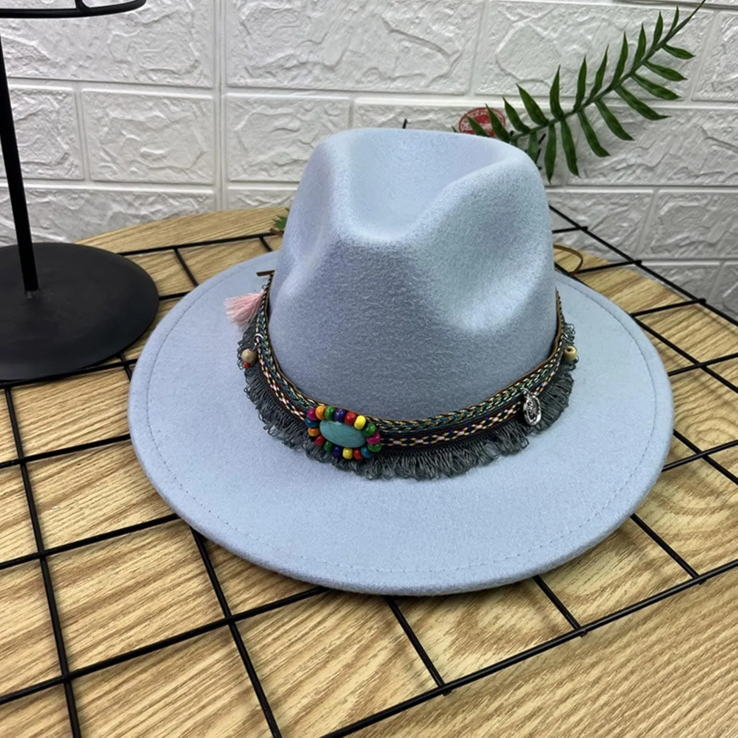 1920S Men Fedora Hat Cap for Men Panama Hat Jazz Cap for 1920S Mens Classic Costume Accessories