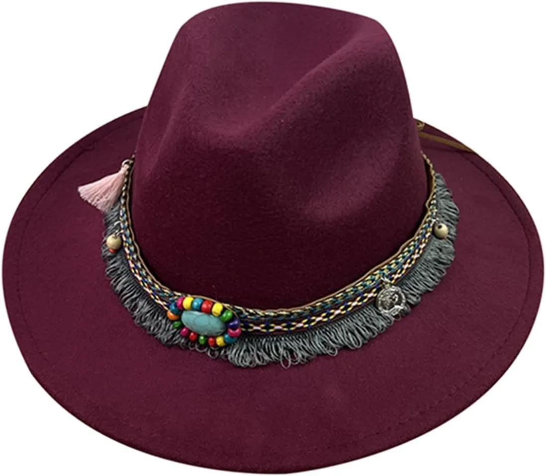 1920S Men Fedora Hat Cap for Men Panama Hat Jazz Cap for 1920S Mens Classic Costume Accessories