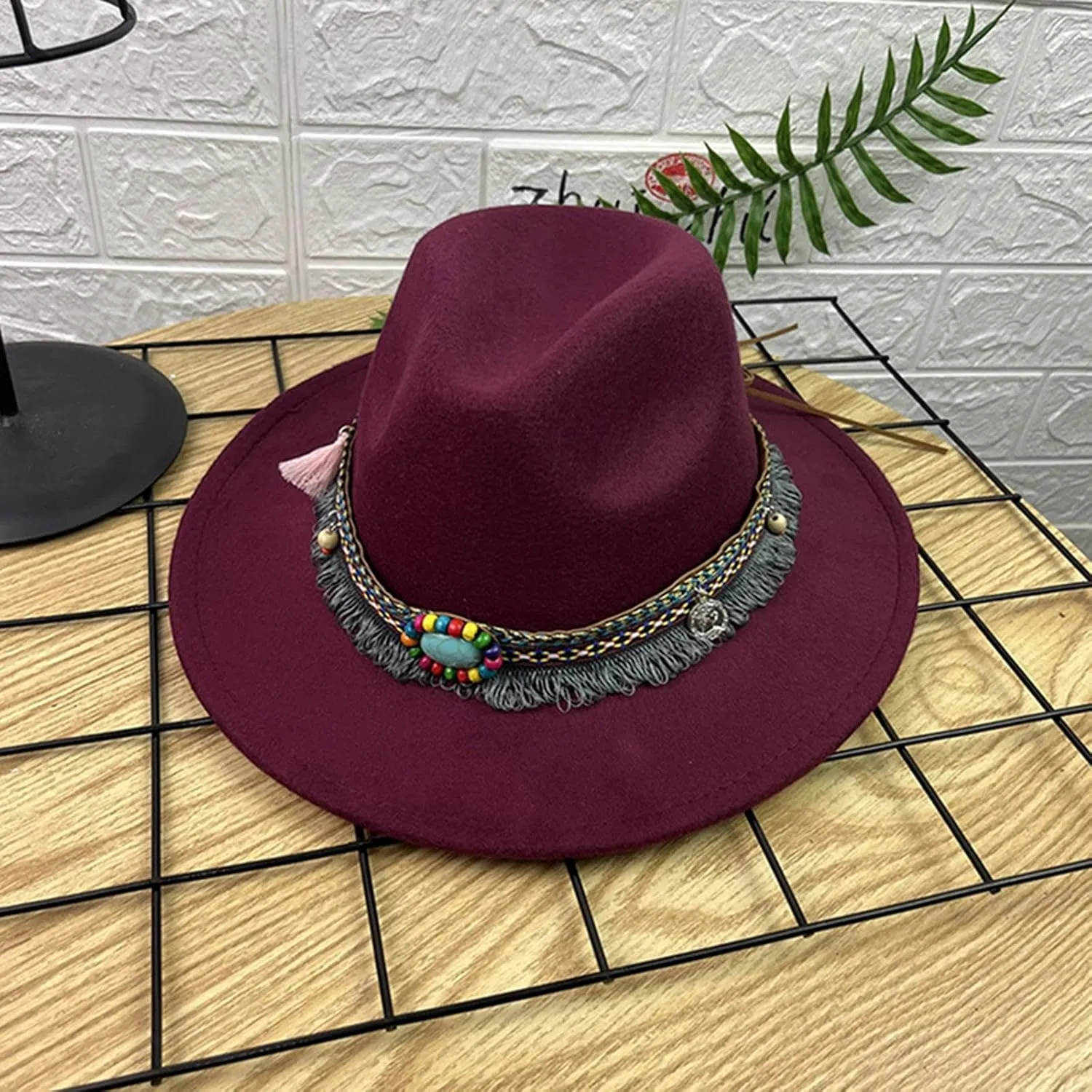 1920S Men Fedora Hat Cap for Men Panama Hat Jazz Cap for 1920S Mens Classic Costume Accessories