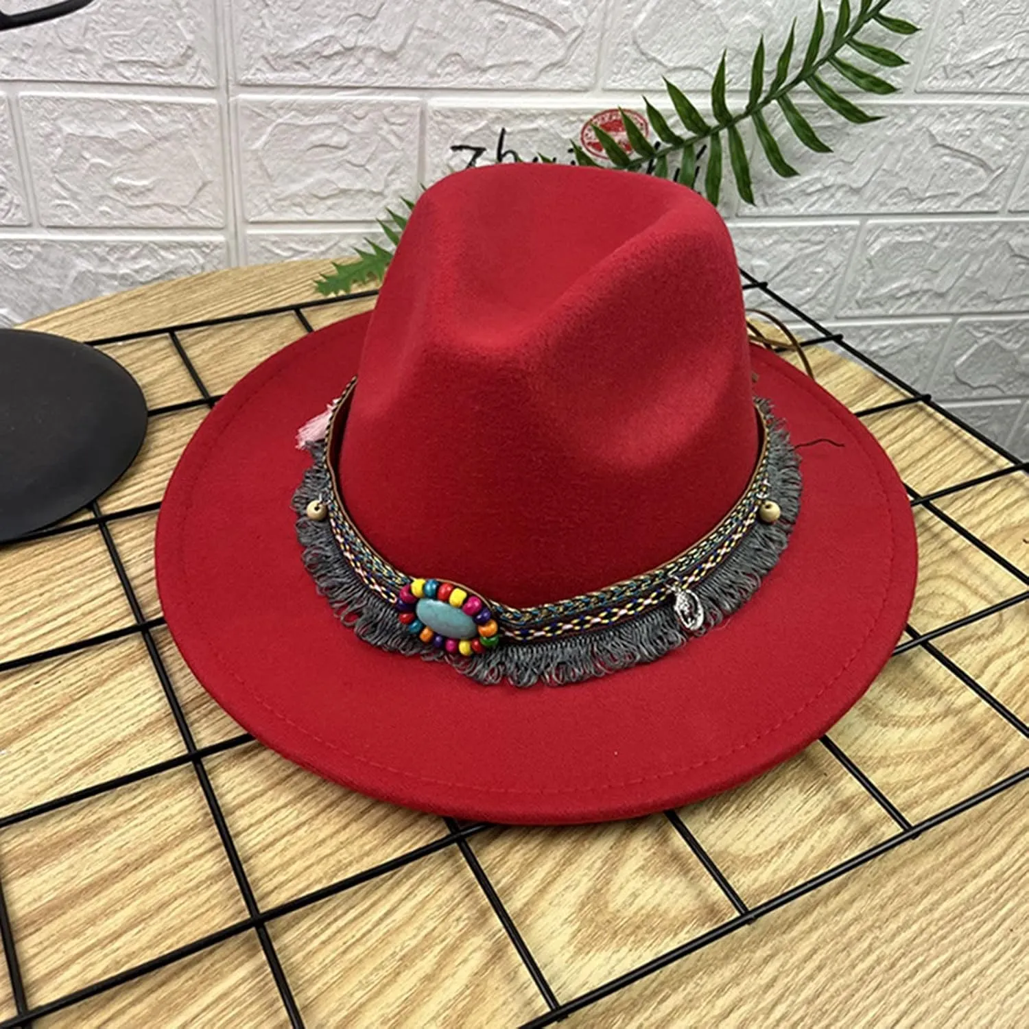 1920S Men Fedora Hat Cap for Men Panama Hat Jazz Cap for 1920S Mens Classic Costume Accessories