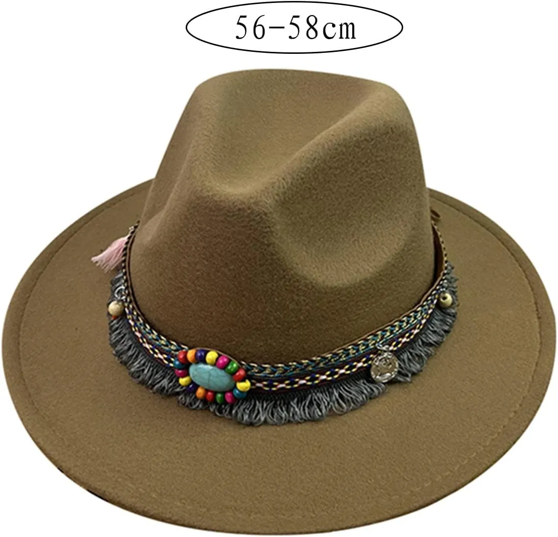 1920S Men Fedora Hat Cap for Men Panama Hat Jazz Cap for 1920S Mens Classic Costume Accessories