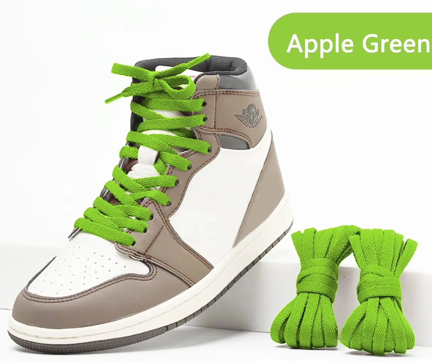 2 Pair Flat Shoe Laces for Sneakers Colorful Athletic Shoelaces Running Shoes Boot Strings for Kids Adults