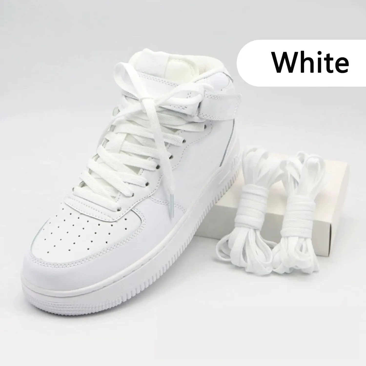2 Pair Flat Shoe Laces for Sneakers Colorful Athletic Shoelaces Running Shoes Boot Strings for Kids Adults
