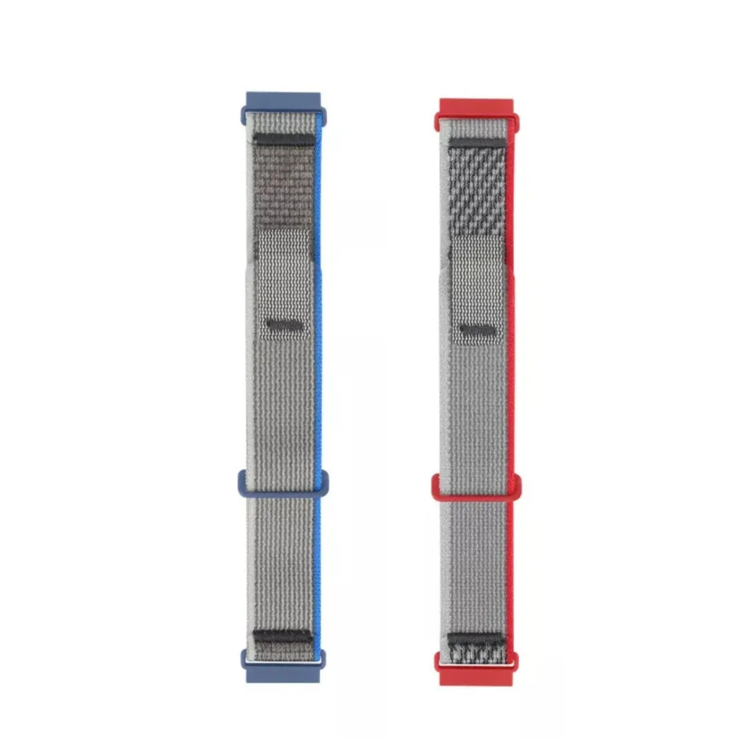2 Pcs 20mm 22mm Nylon Quick Release Smart Watch Strap