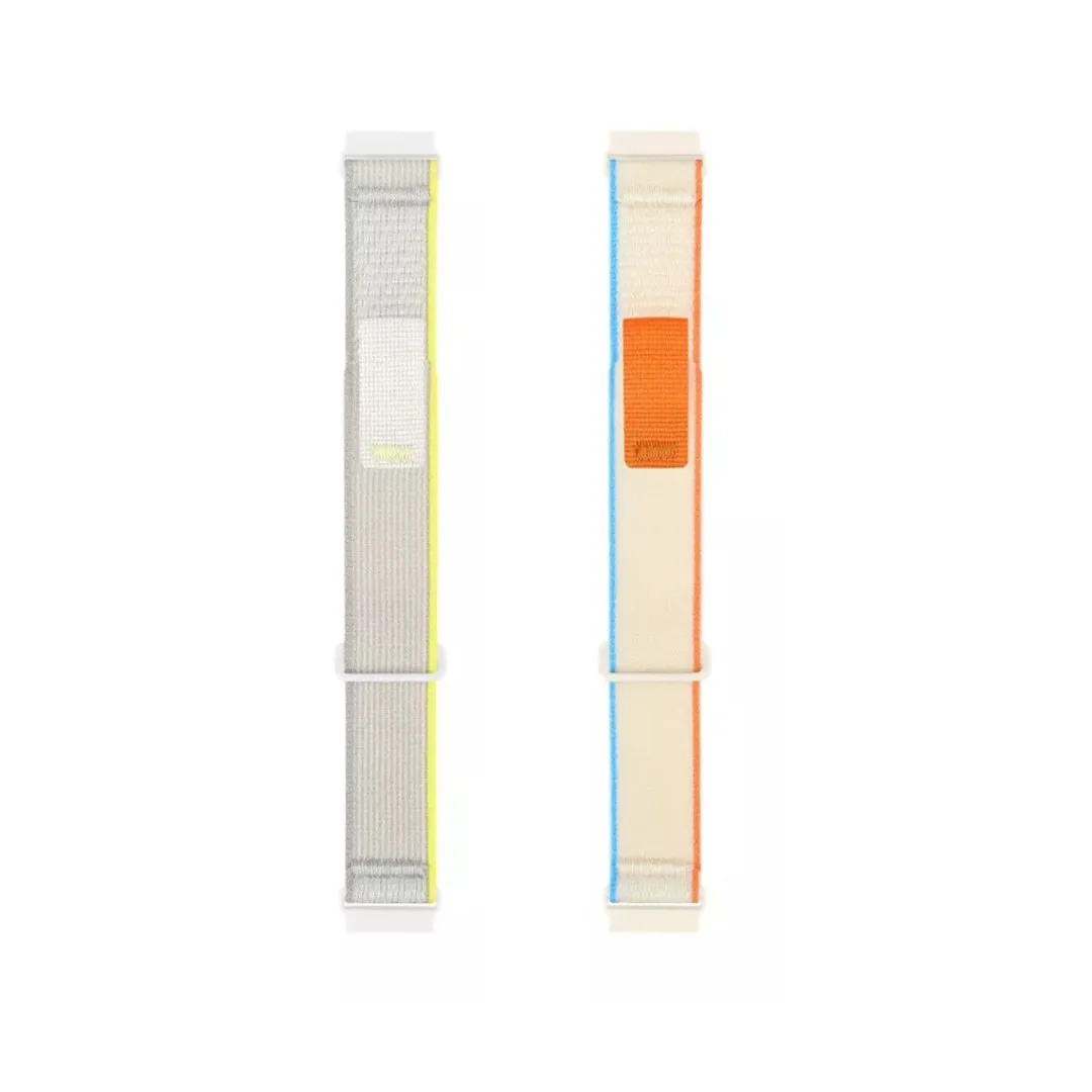 2 Pcs 20mm 22mm Nylon Quick Release Smart Watch Strap