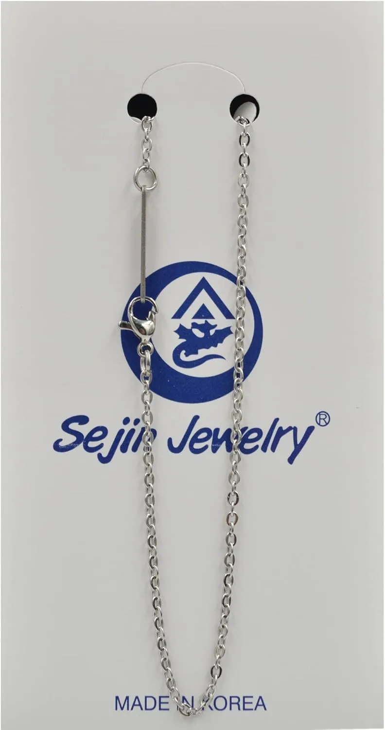 2MM Stainless Steel Necklace - Thin Cable Chain for Women & Men, Silver Chains for Pendant Addition or Alone - 16-30 Inch Available