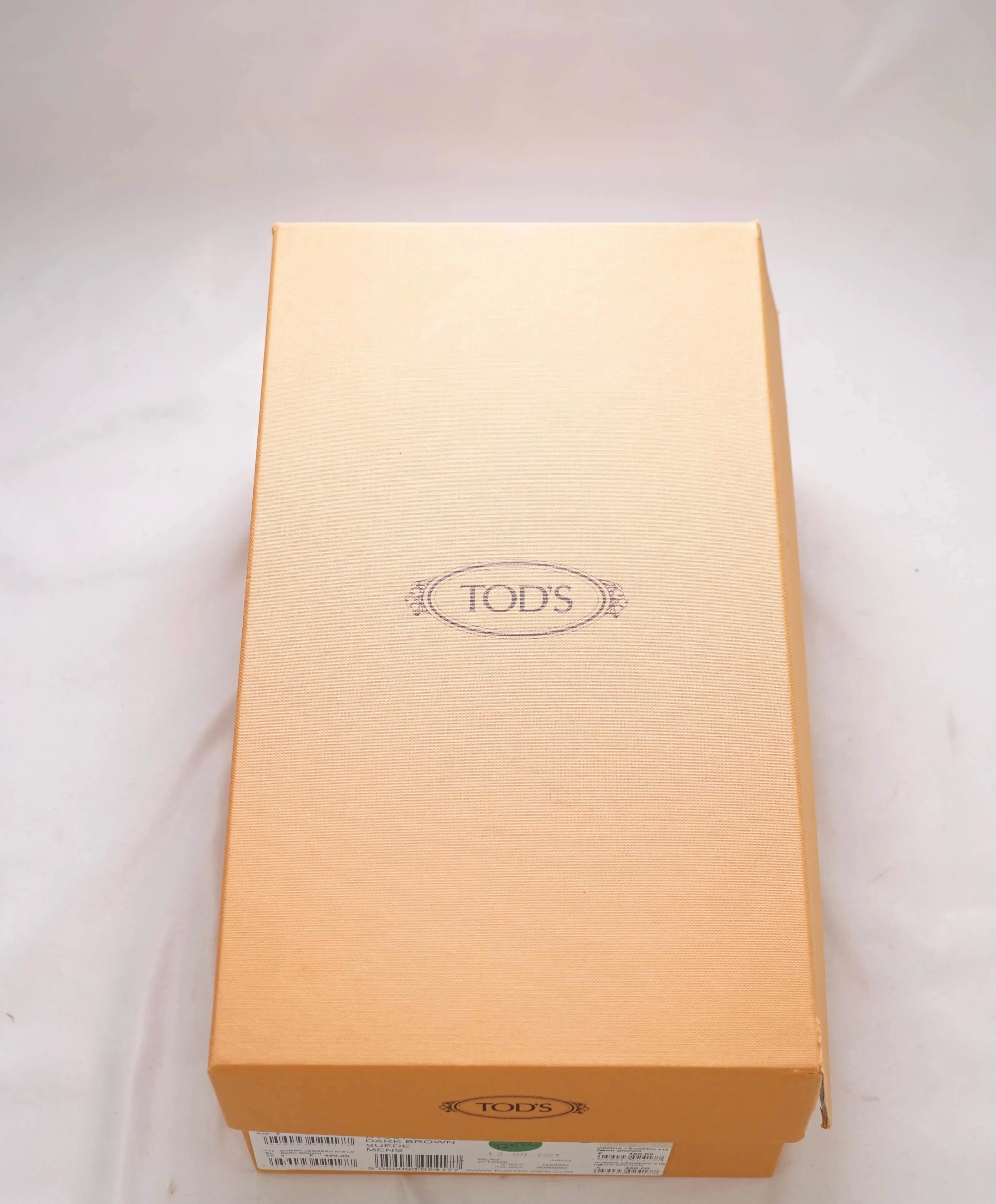 $675 TOD’S - Brown Suede Penny Loafer Leather LOGO Vamp Loafer - (9 Tod's) 10 US