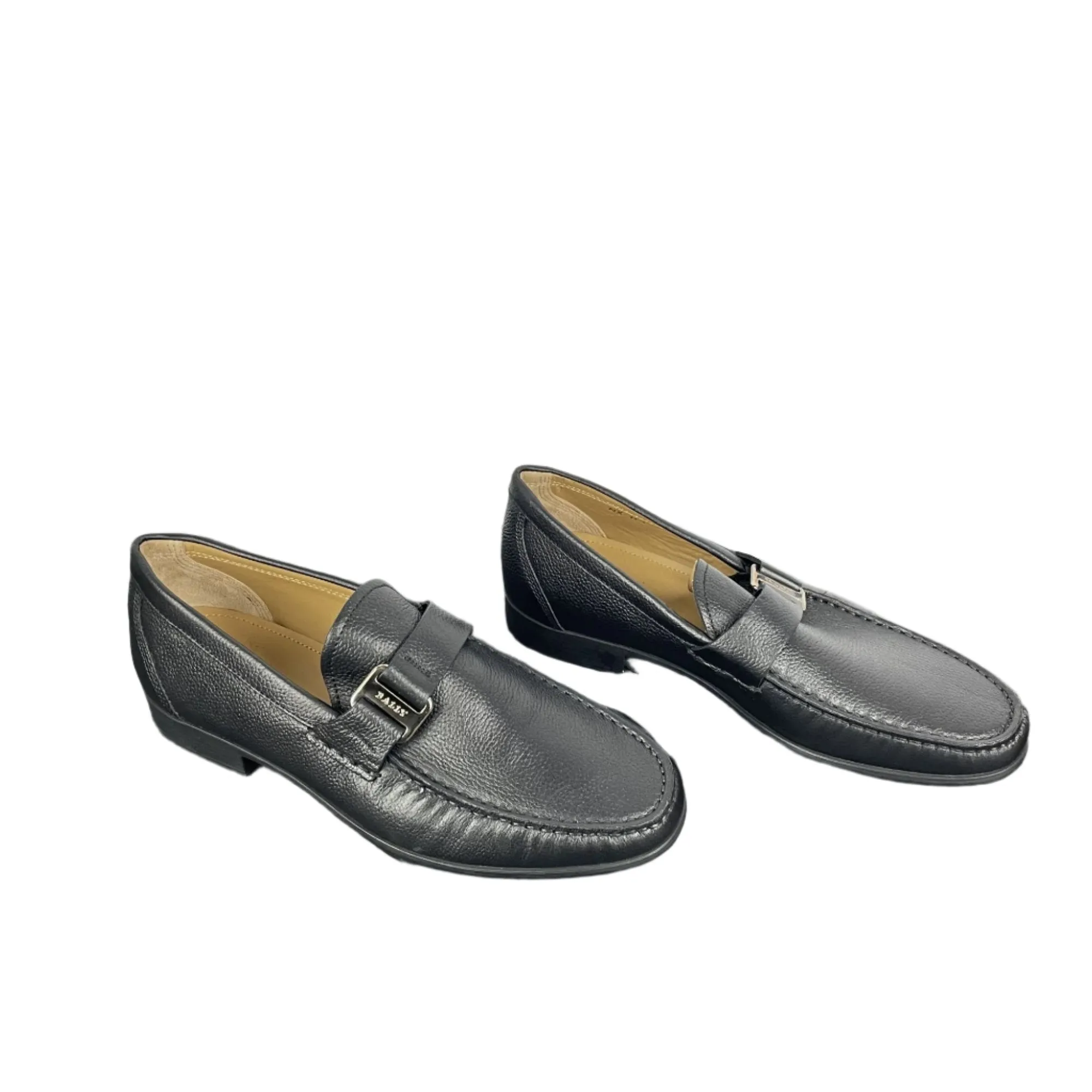 Bally Colbar Black Leather Loafers
