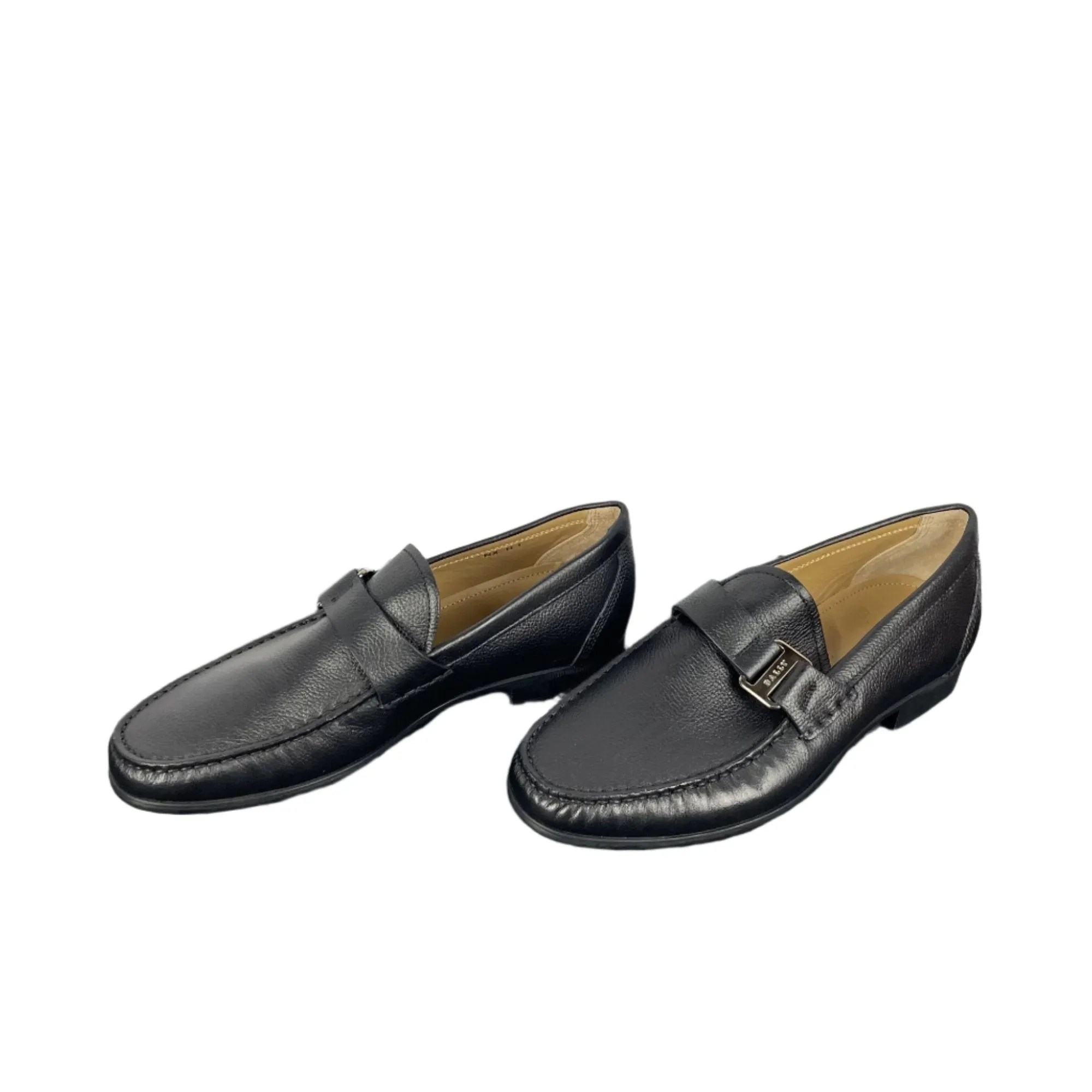 Bally Colbar Black Leather Loafers