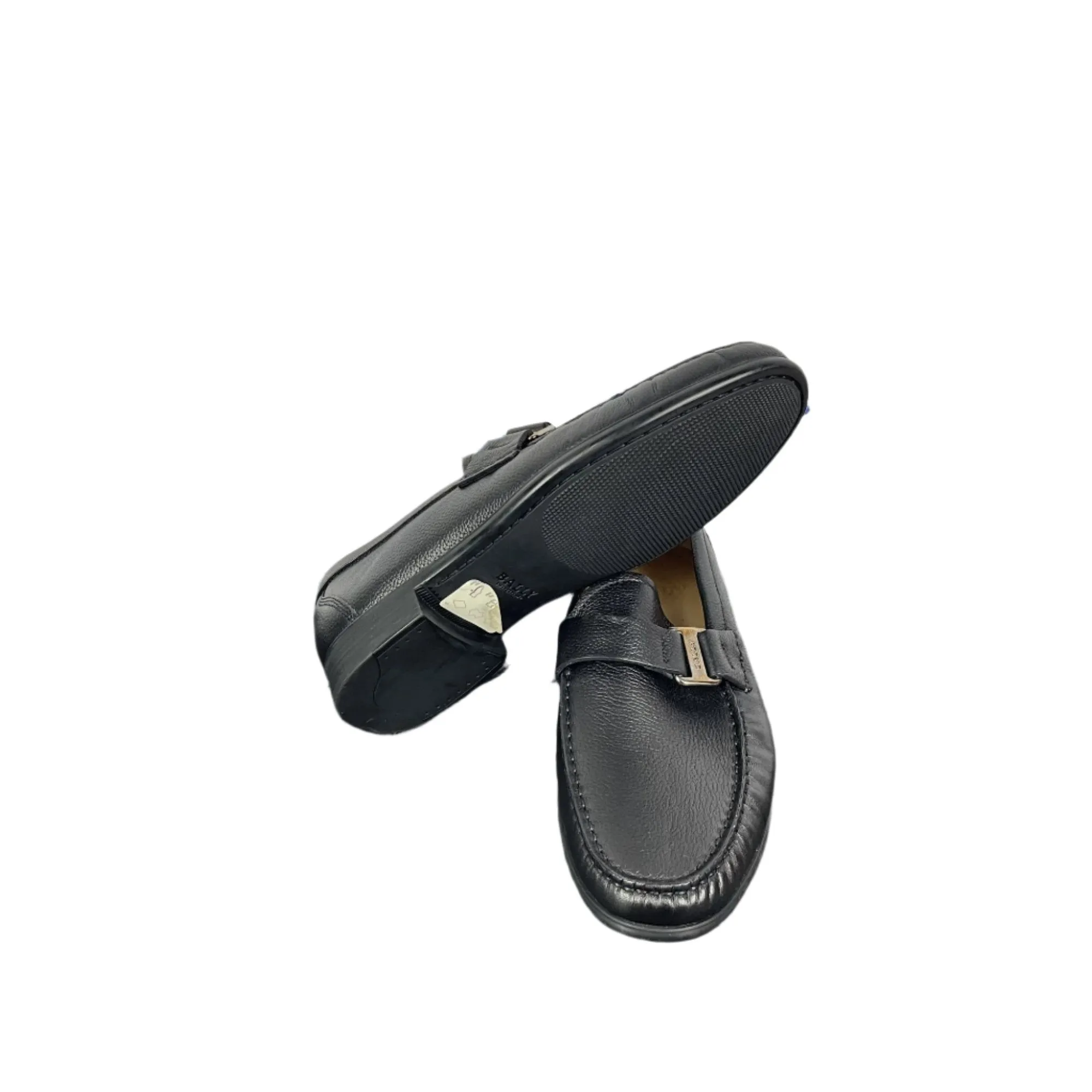 Bally Colbar Black Leather Loafers