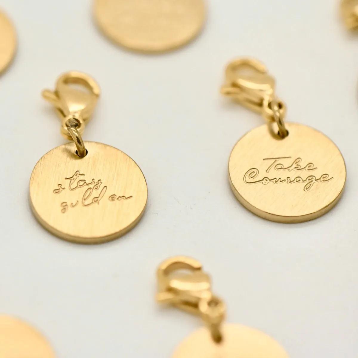 ‘Be Brave’ Engraved Charm