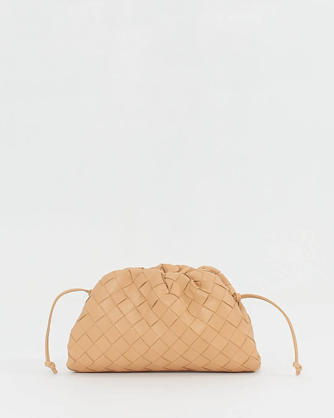 Bottega Veneta Almond Intrecciato The Mini Pouch Bag