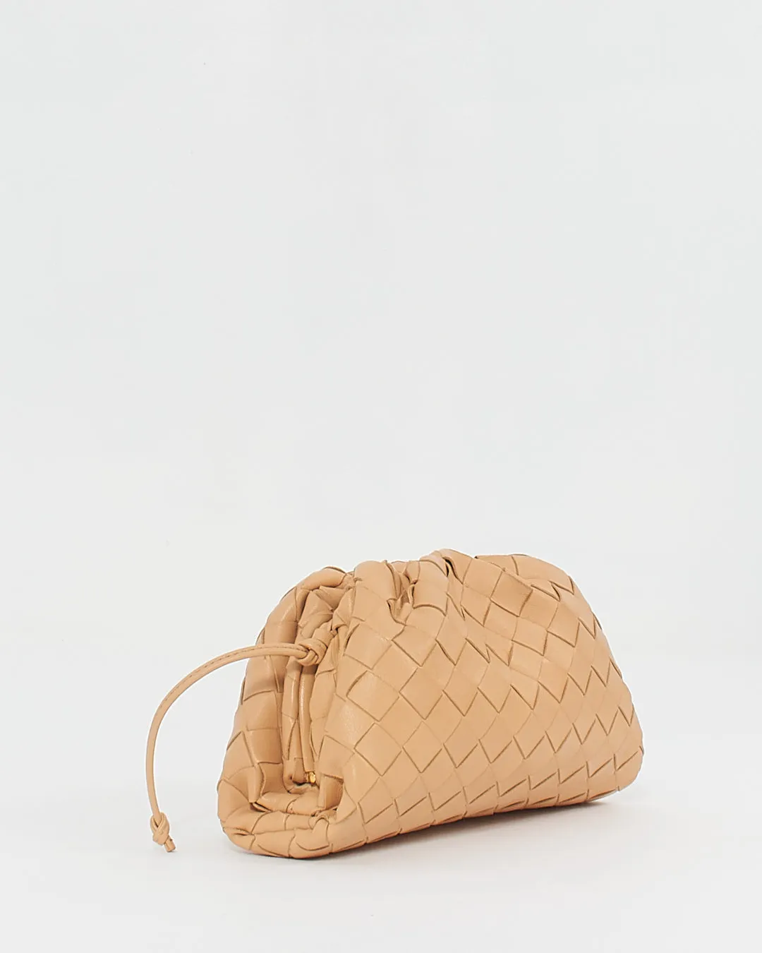 Bottega Veneta Almond Intrecciato The Mini Pouch Bag