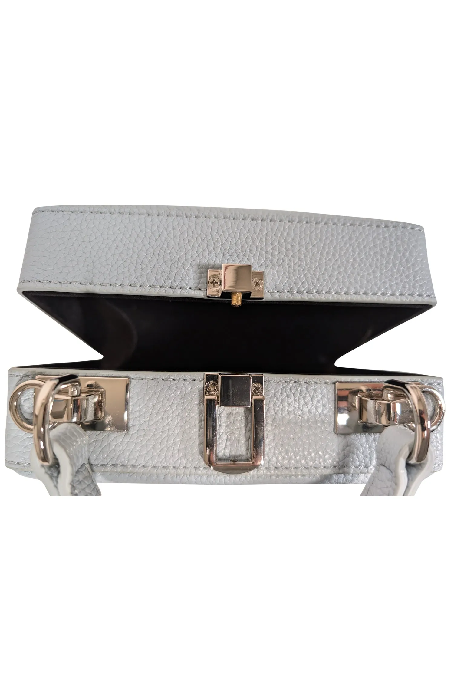 Brandon Blackwood - Baby Blue "Mini Kendric Trunk" Bag