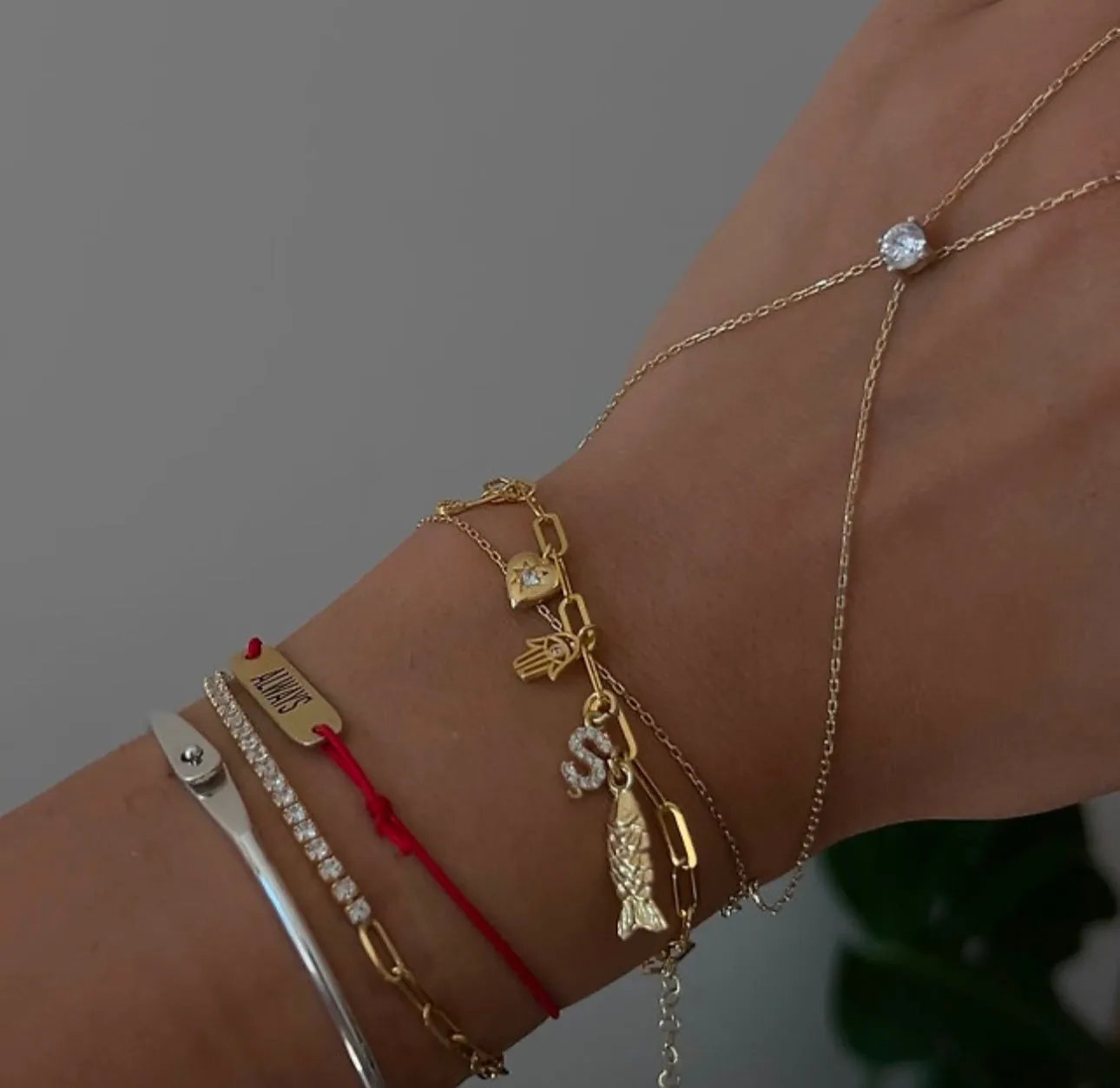 Build Your Own Custom Charm Bracelet - Personalize with 11 Unique Charms on Paperclip Chain