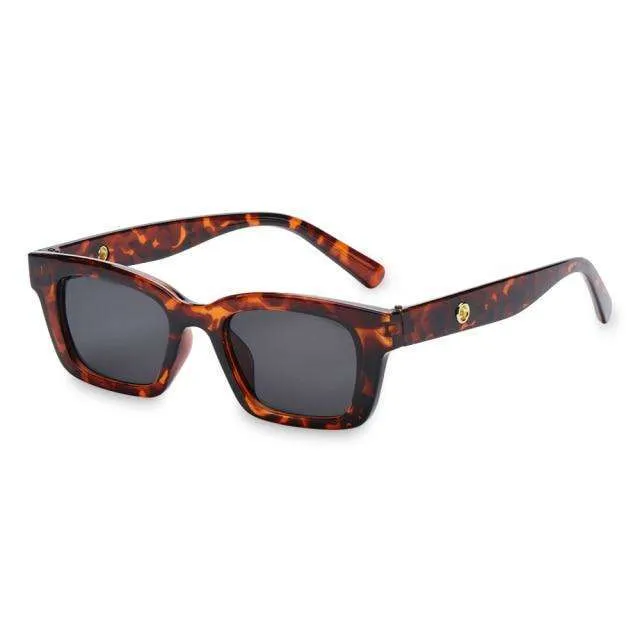 Candy Colour Square Frame Sunglasses
