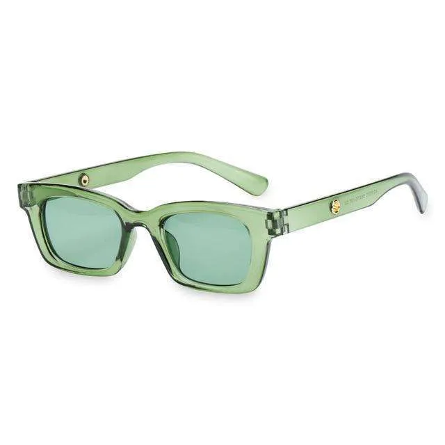 Candy Colour Square Frame Sunglasses