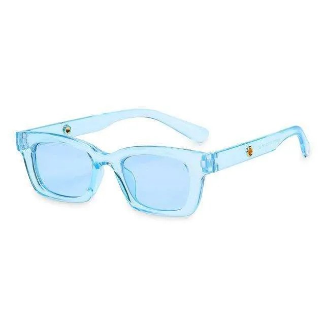 Candy Colour Square Frame Sunglasses