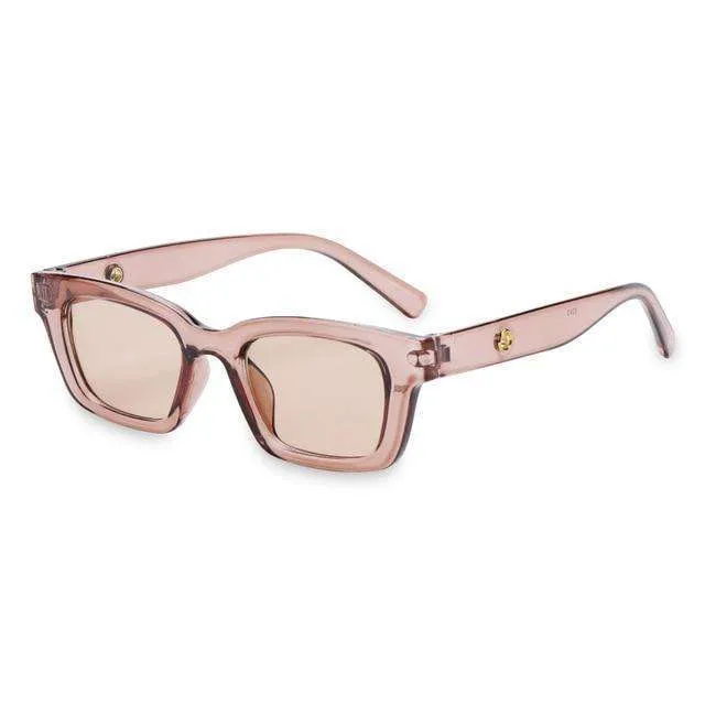 Candy Colour Square Frame Sunglasses