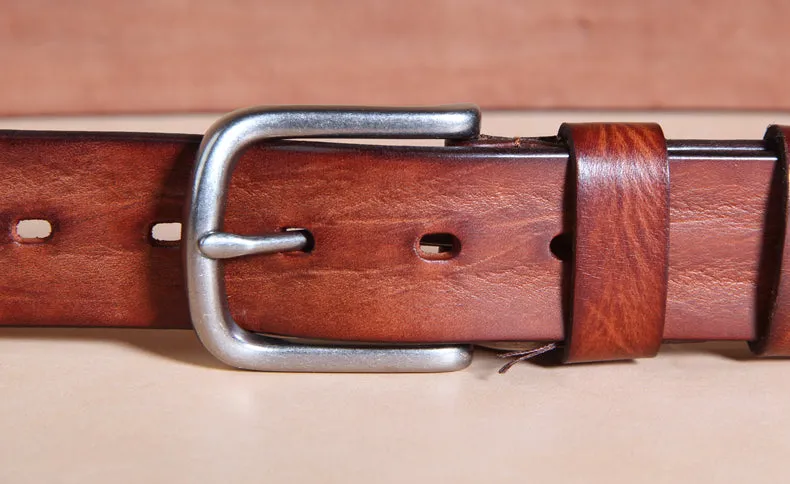 Casual Vintage Leather Belt for Men 5428