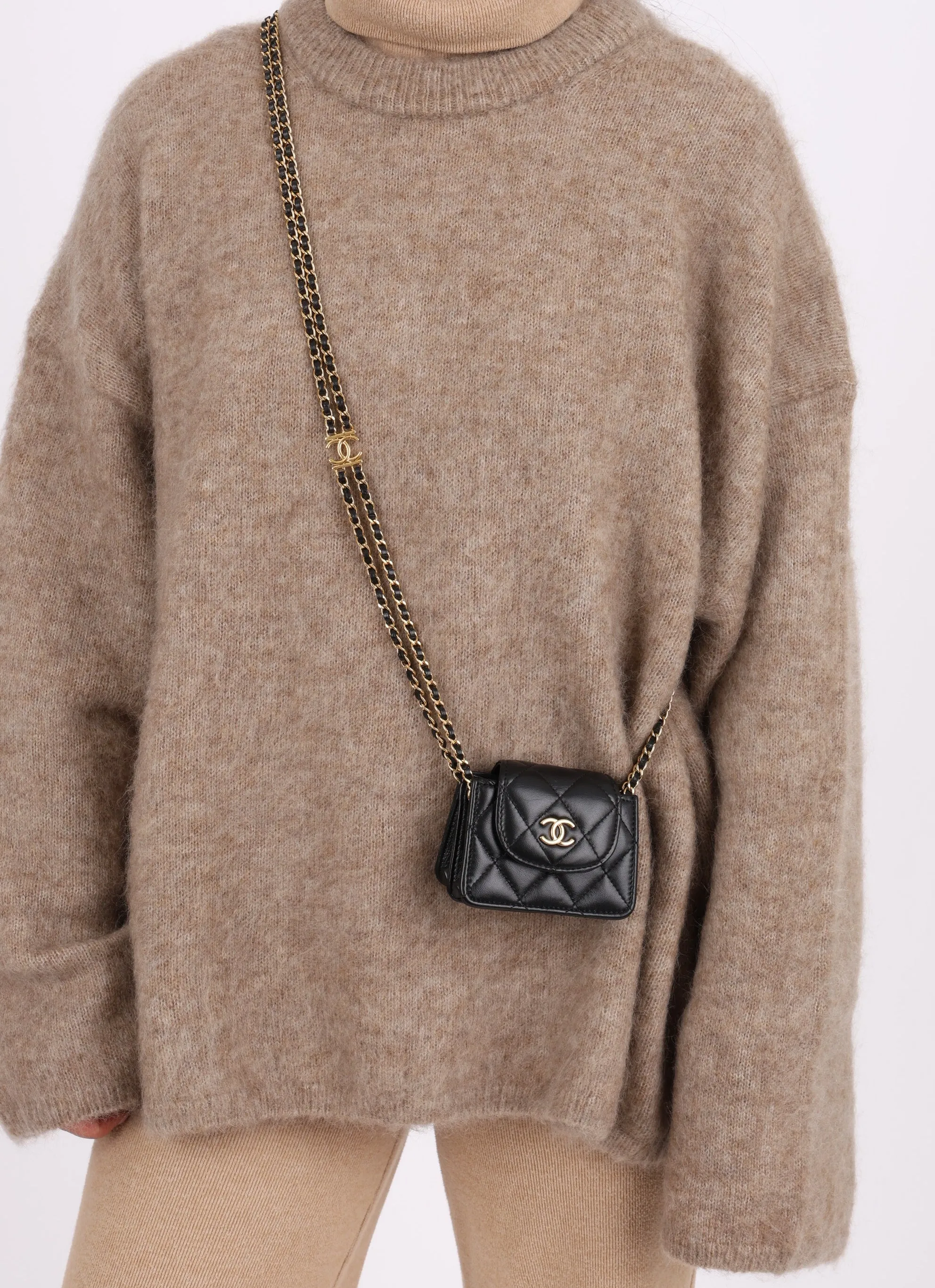 Chanel Calfskin Mini Crossbody