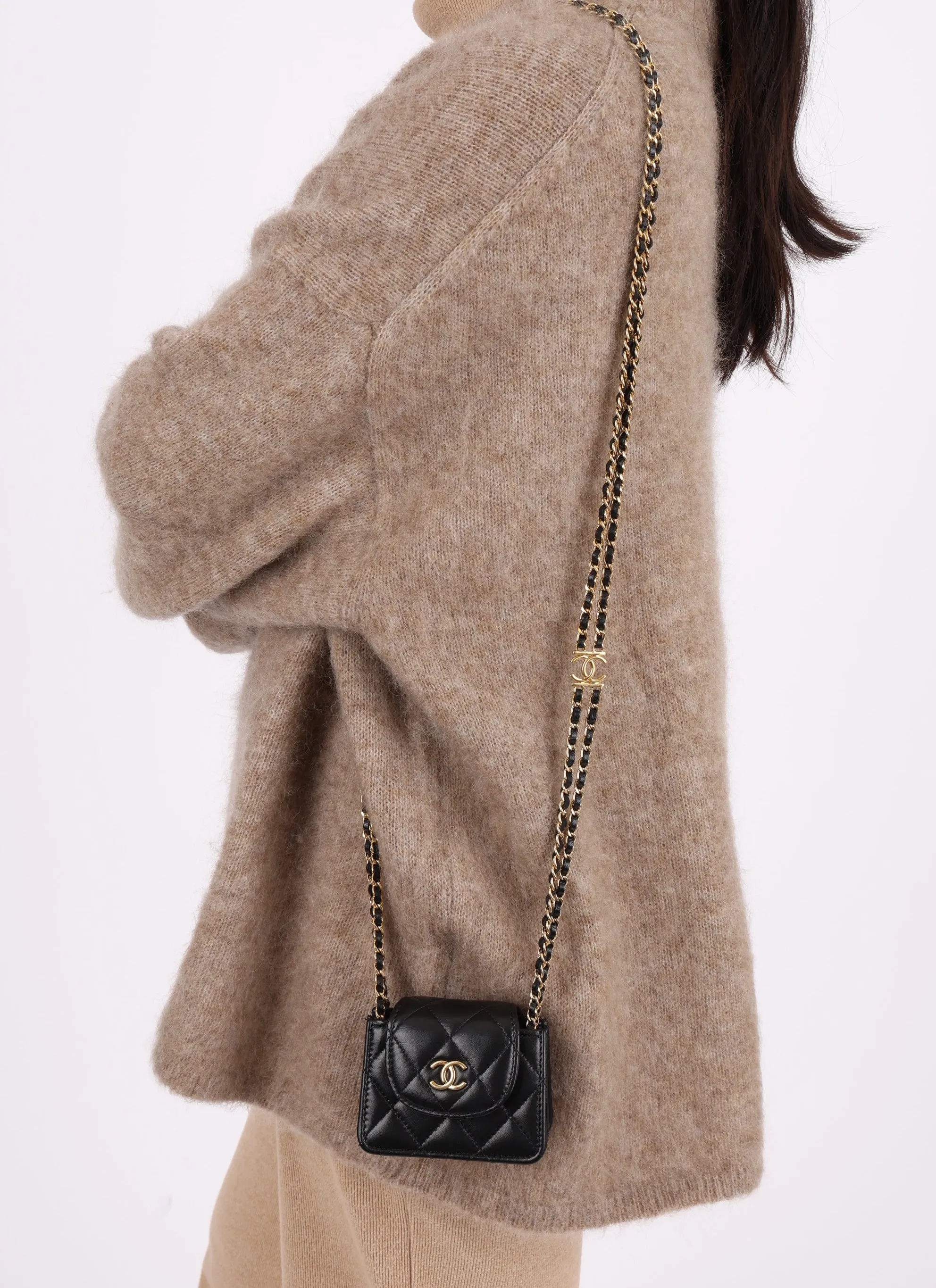 Chanel Calfskin Mini Crossbody