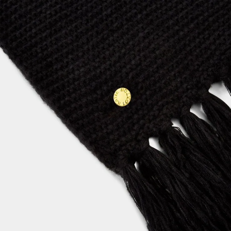 chunky knit scarf
