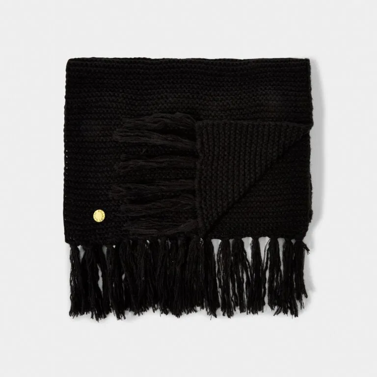 chunky knit scarf