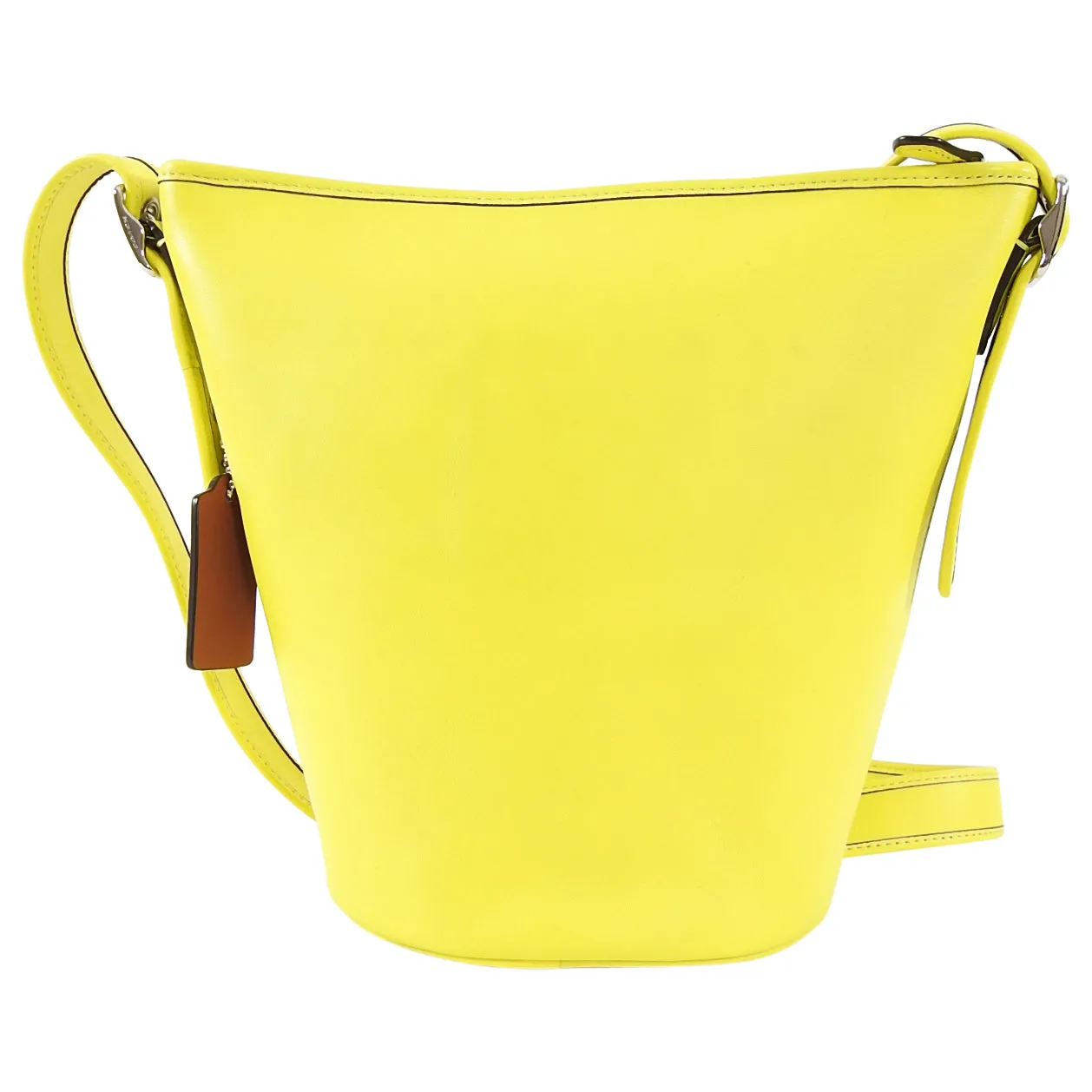 Coach x Peanuts Limited Edition Yellow Bleeker Mini Duffel Crossbody Bag
