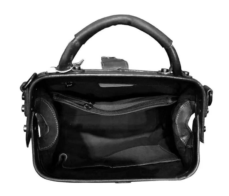 Convertible Leather Backpack Women Doctor Bag