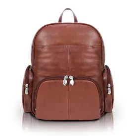 CUMBERLAND | 15” Leather Dual-Compartment Laptop Backpack