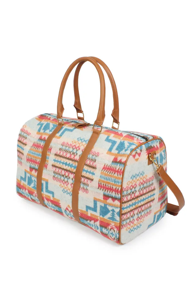 EBD10705 AZTEC PATTERN DUFFLE BAG