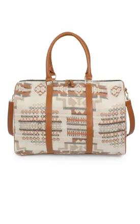 EBD10705 AZTEC PATTERN DUFFLE BAG
