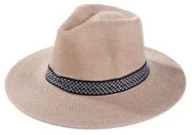 Fedora Hat with Belt Decor