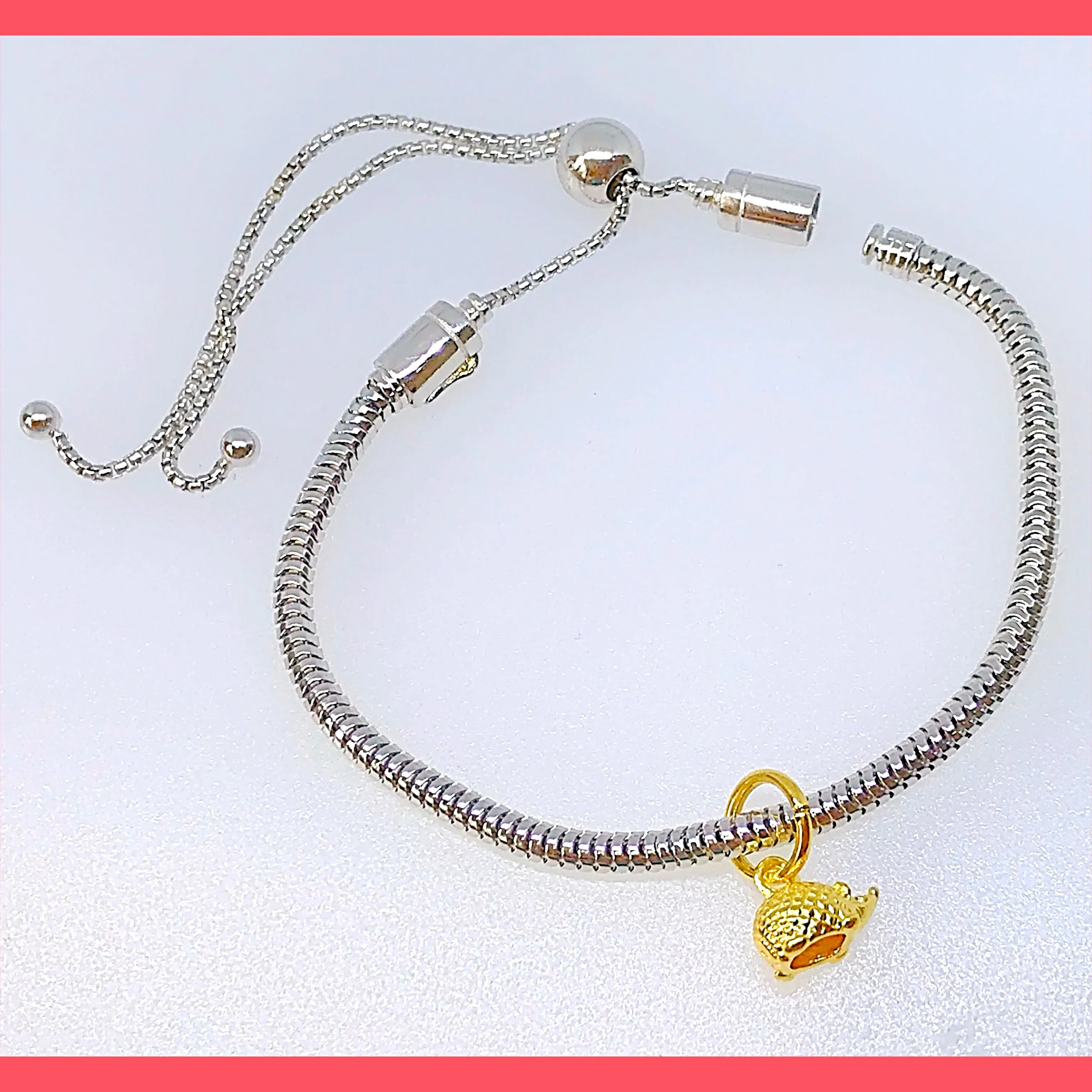 Gold-plated Hedgehog Charm