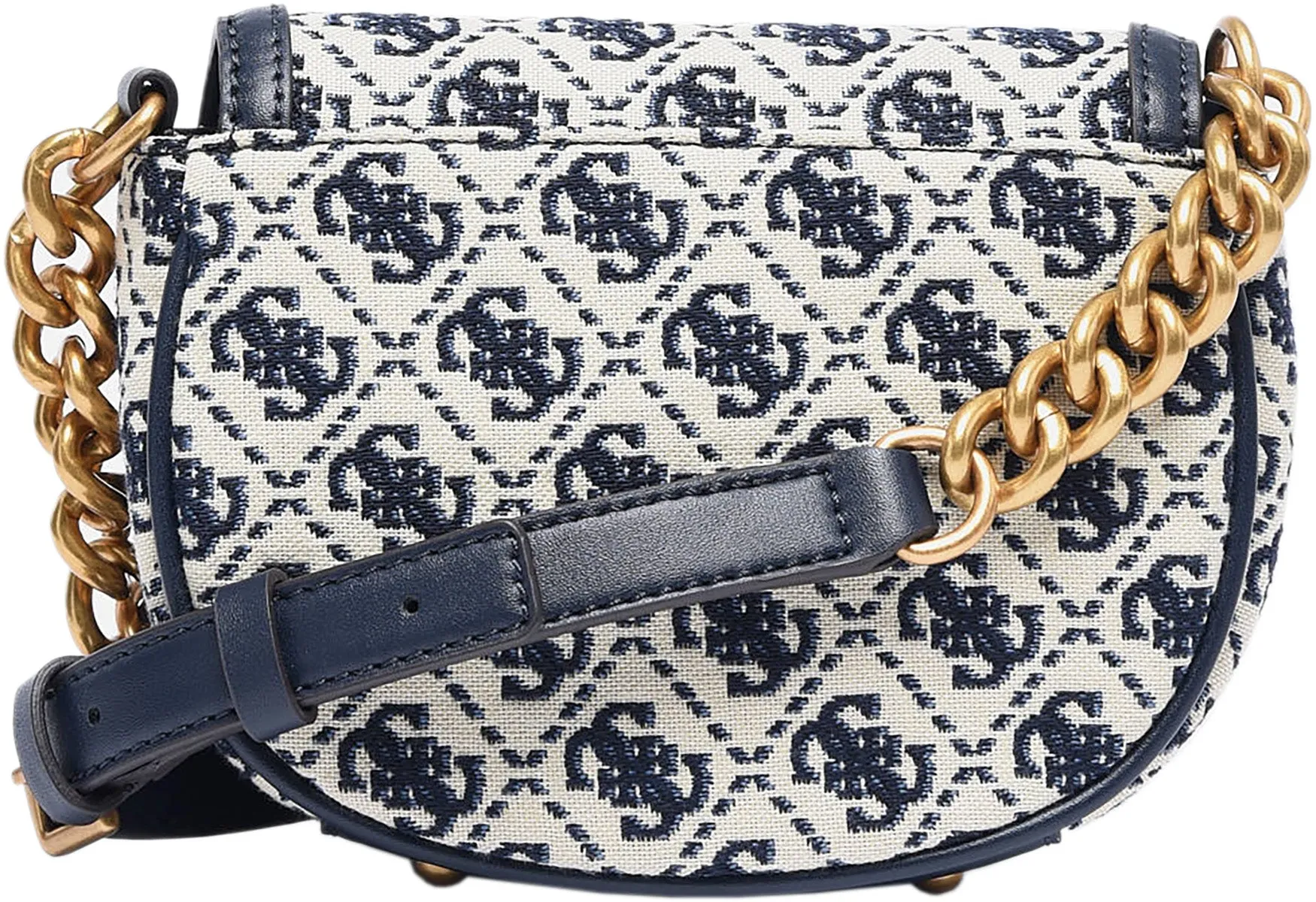 Guess Izzy Crossbody Bag In Navy Beige For Women