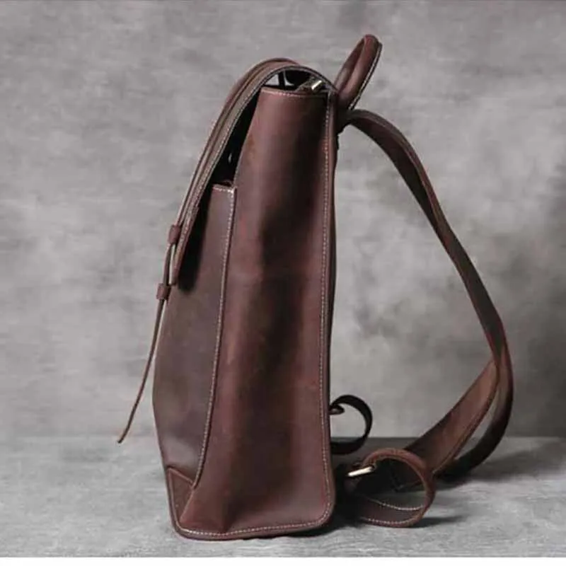 Handmade Classic Vintage Leather Backpack for Men