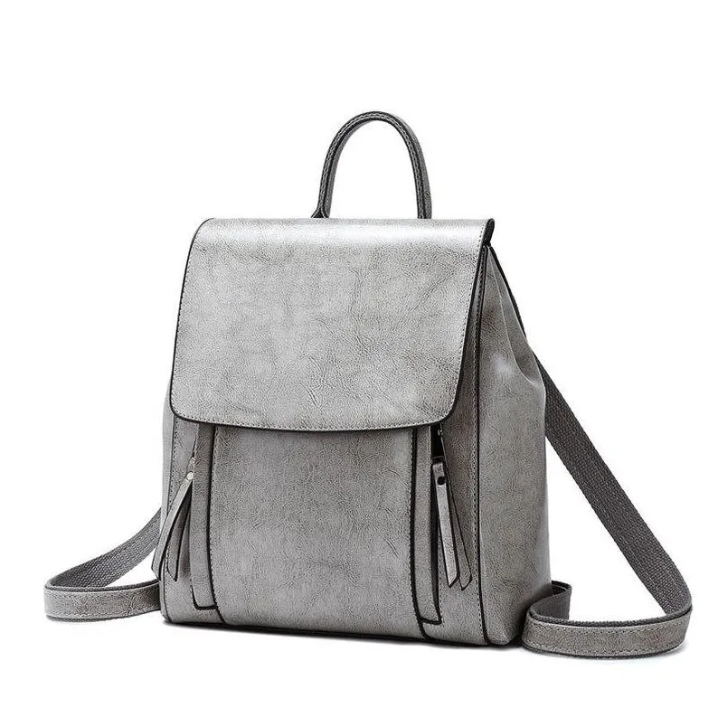 Handmade Resistance Genuine Leather Backpack Unisex