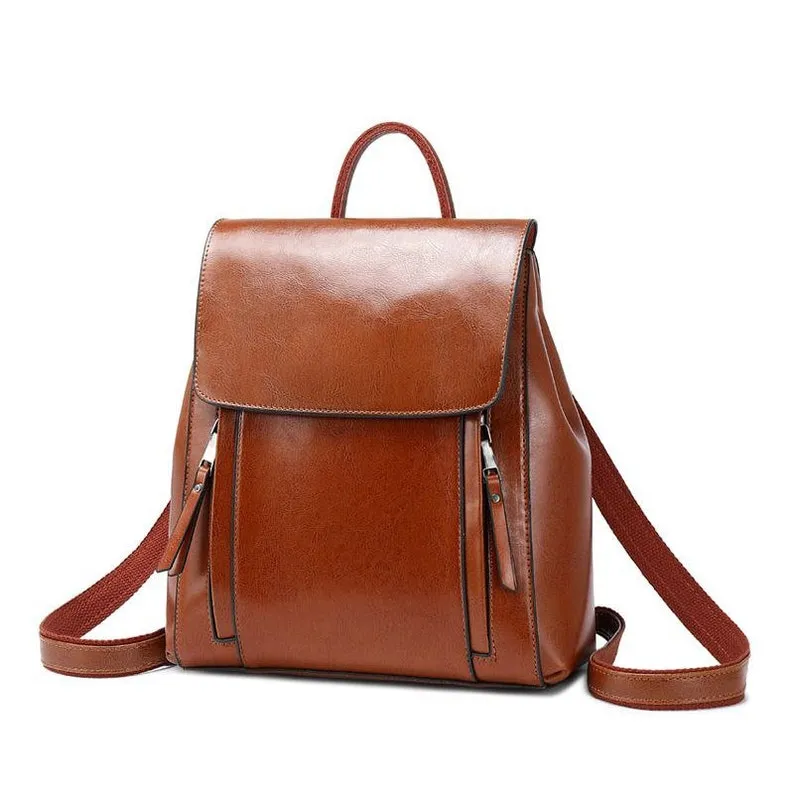 Handmade Resistance Genuine Leather Backpack Unisex