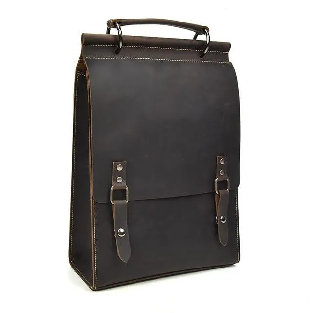 Handmade  Vintage Leather Backpack for Men