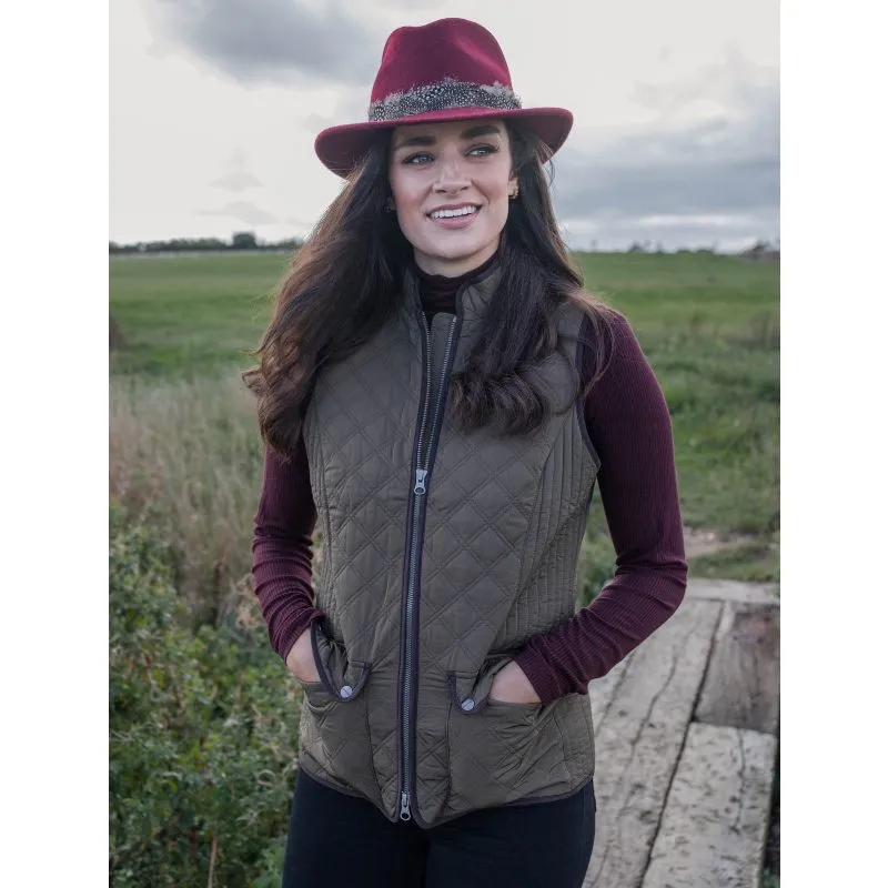 Hicks & Brown Guinea Wrap Fedora Hat - Maroon