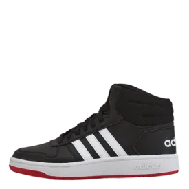 Hoops 2.0 Mid Shoes Core Black / Cloud White / Vivid Red