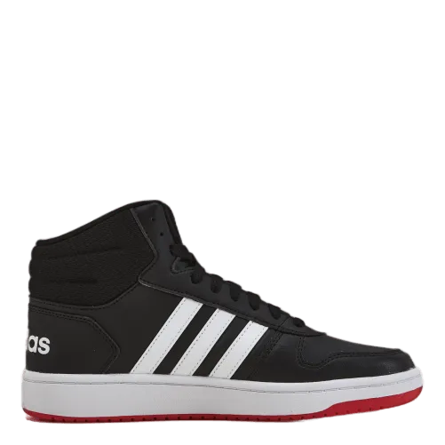 Hoops 2.0 Mid Shoes Core Black / Cloud White / Vivid Red