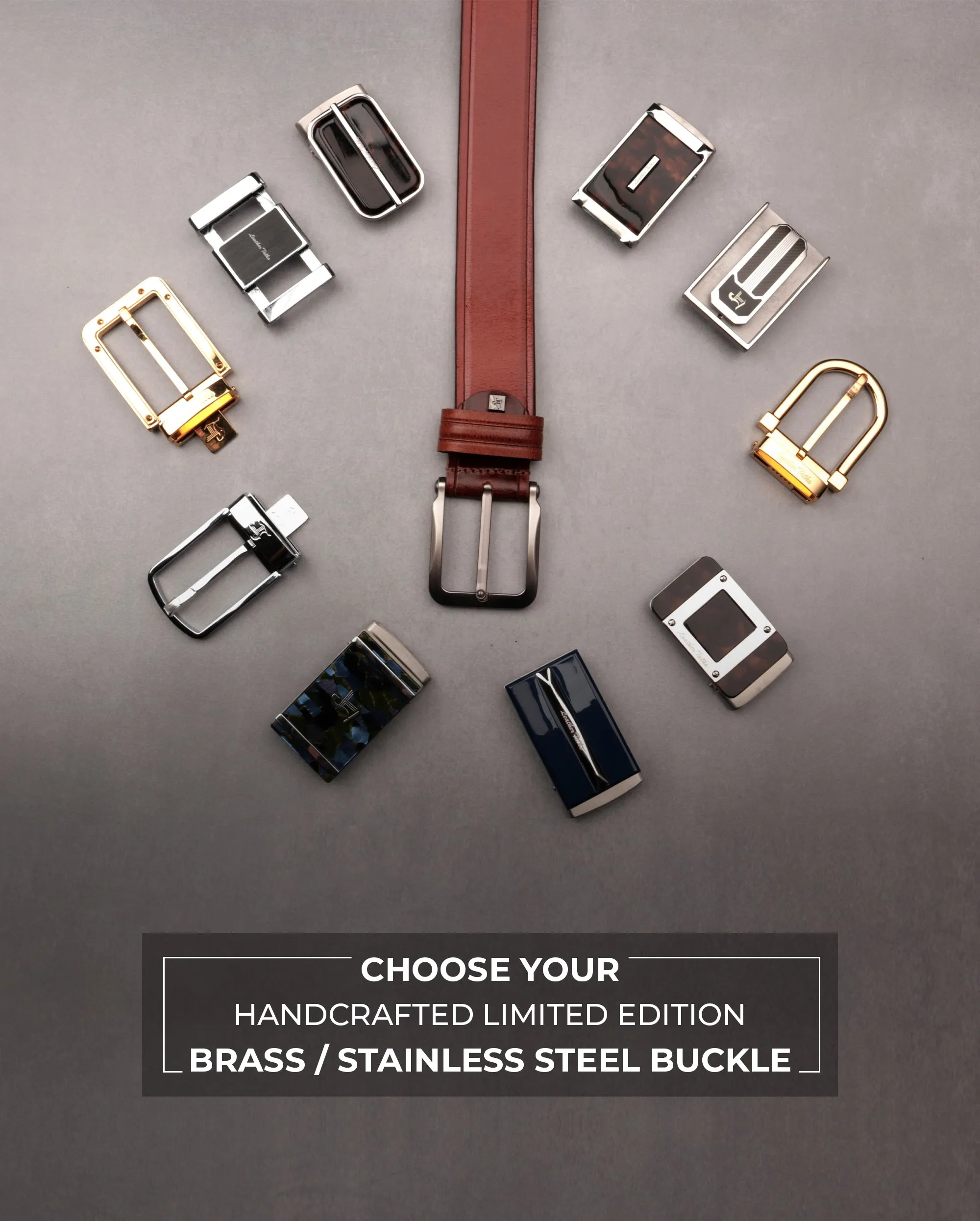 Italian Chatai | Pure Leather Belt for Men | Color: Black
