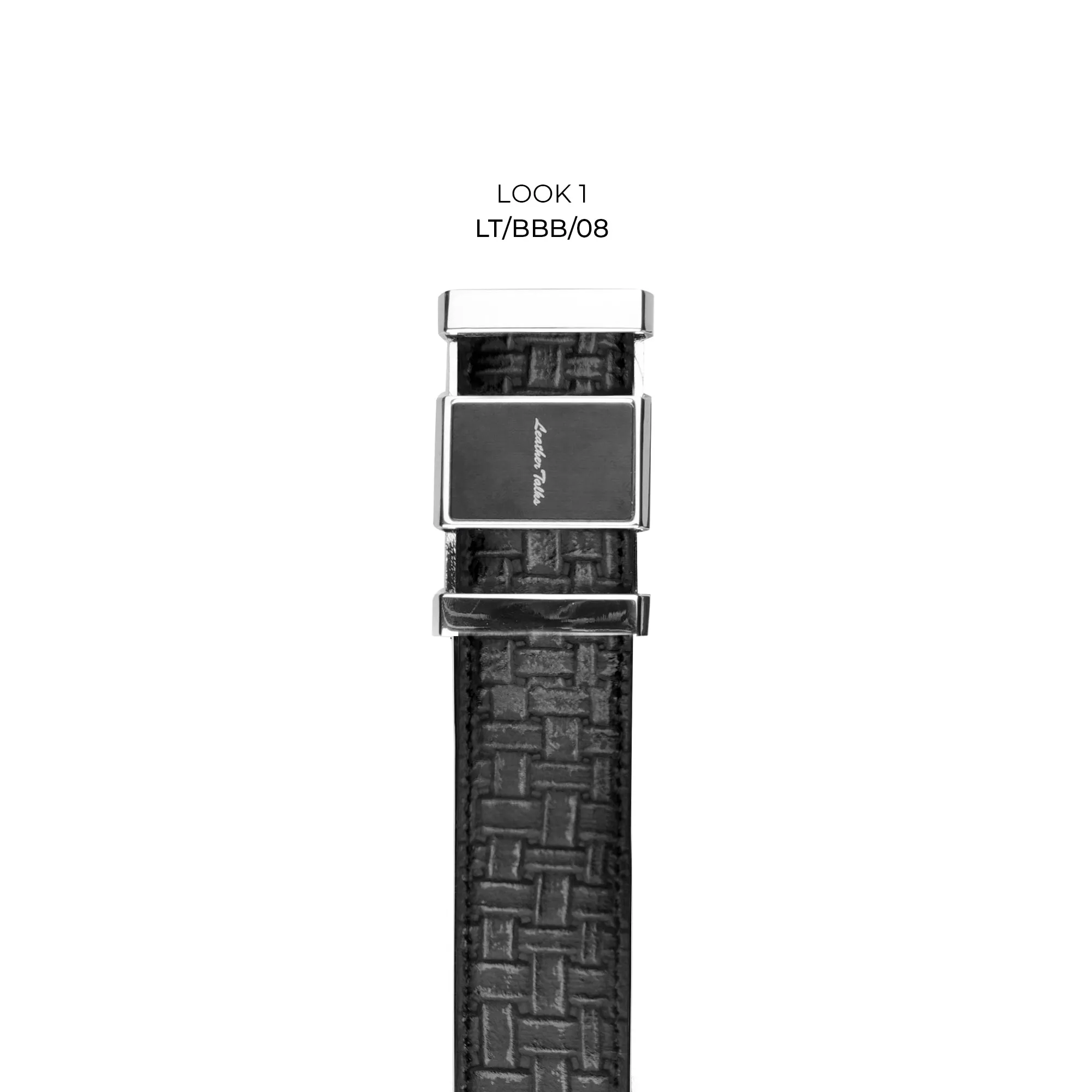 Italian Chatai | Pure Leather Belt for Men | Color: Black