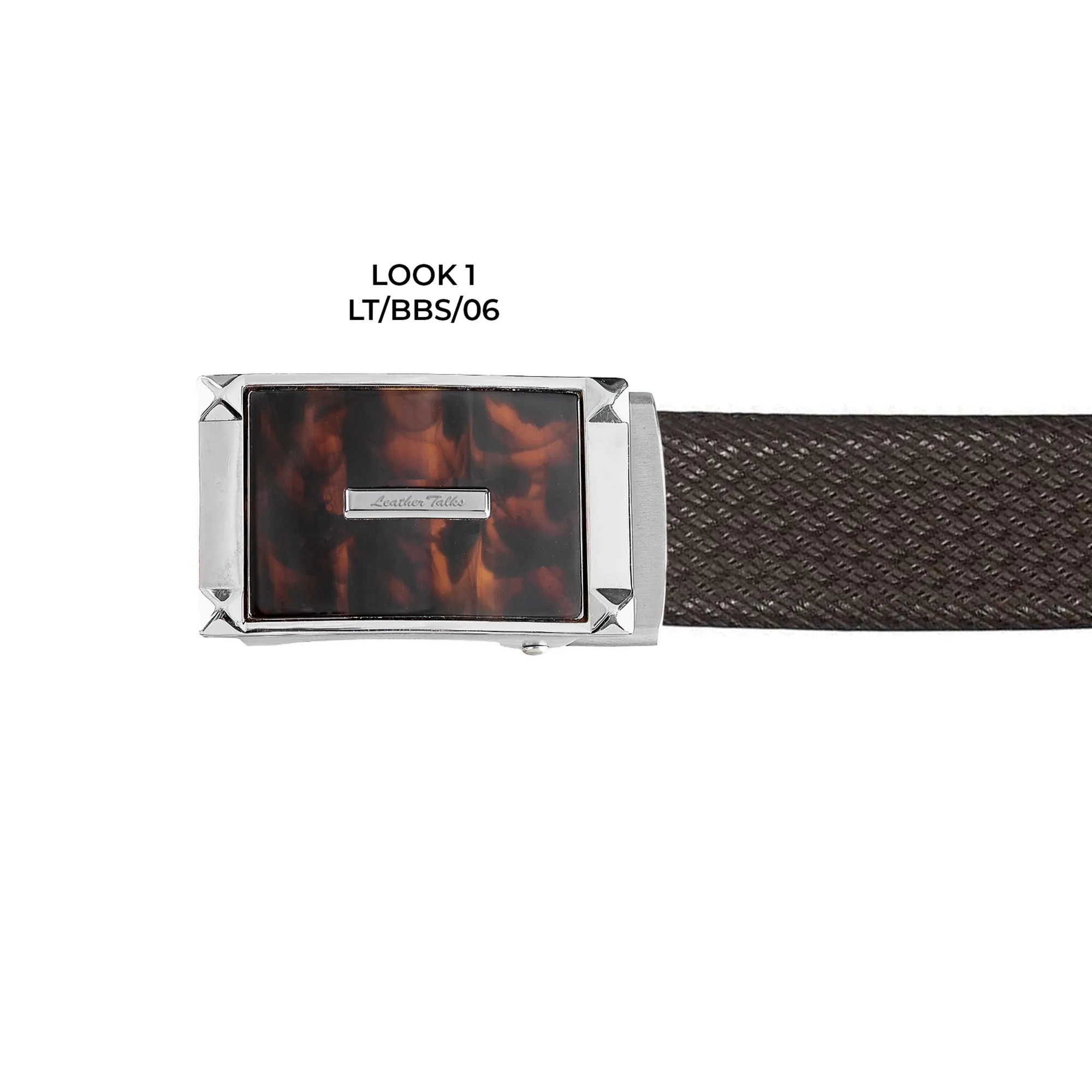 Italian Small Weave | Genuine Leather | Plus Size Mens Belt for Men | Color: Brown