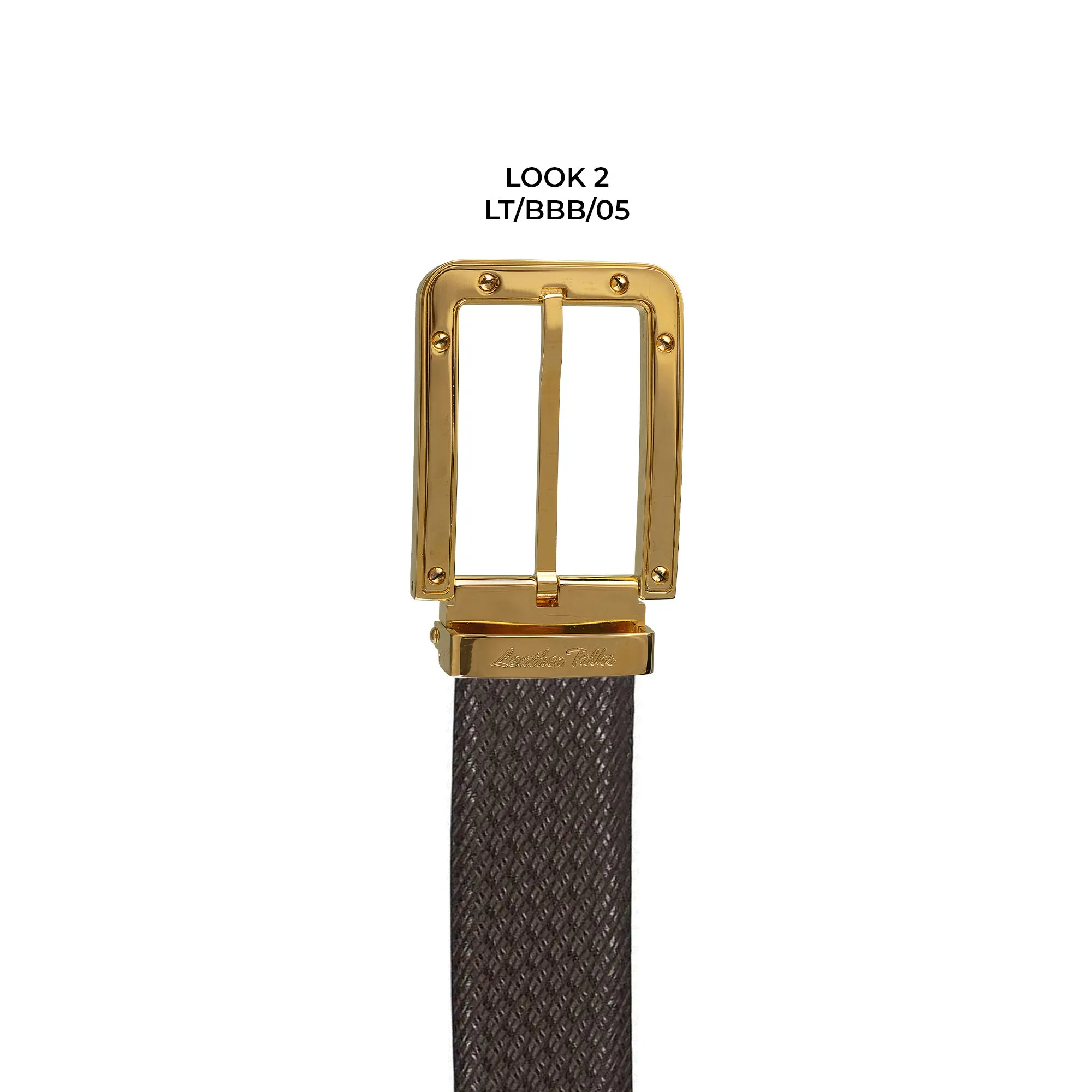Italian Small Weave | Genuine Leather | Plus Size Mens Belt for Men | Color: Brown