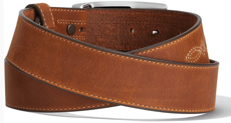 Justin Unisex Brown Craftsman Western Leather Belt C14059