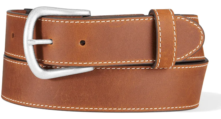 Justin Unisex Brown Craftsman Western Leather Belt C14059