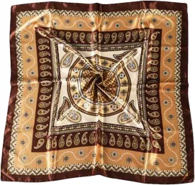 K-Elewon 35" Large Women's Satin Square Silk Feeling Hair Scarf Wrap Headscarf